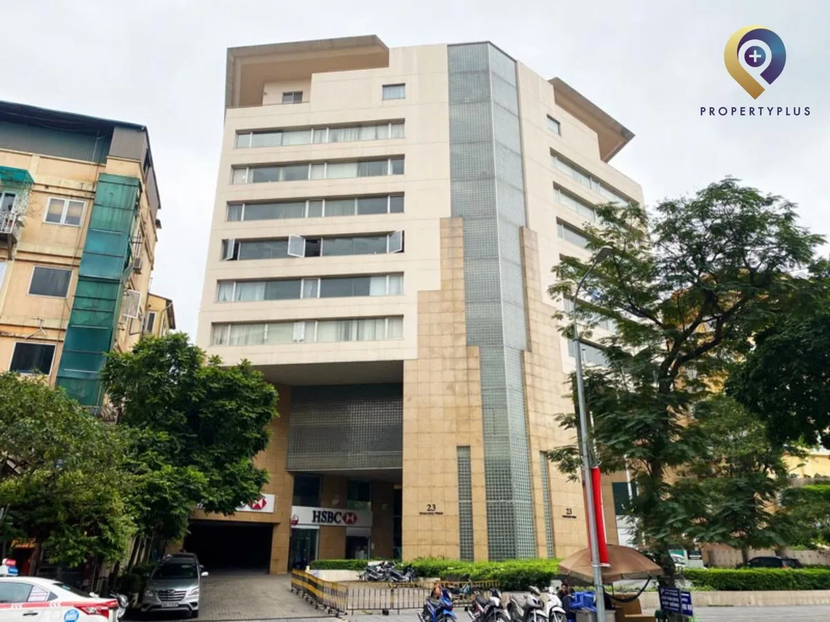 Tòa nhà Sun Red River Building nhìn từ phía trước